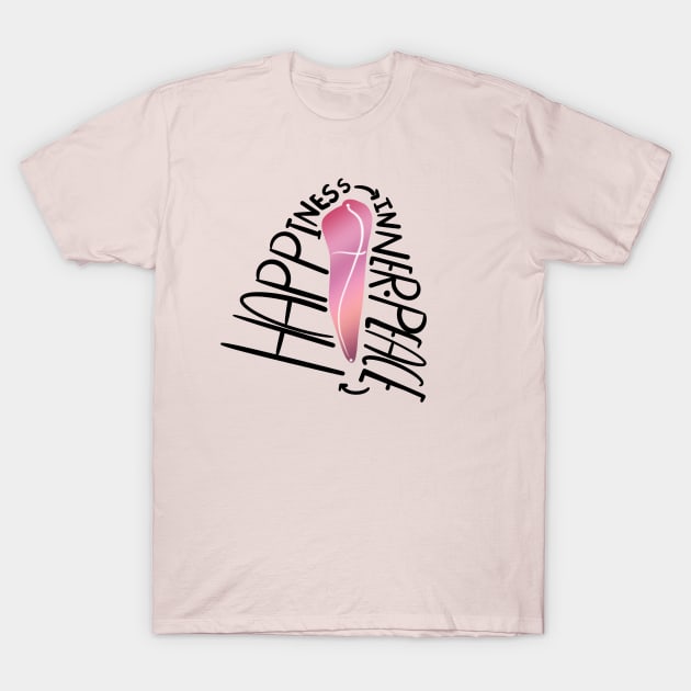 Happiness-Inner Peace T-Shirt by Happimola